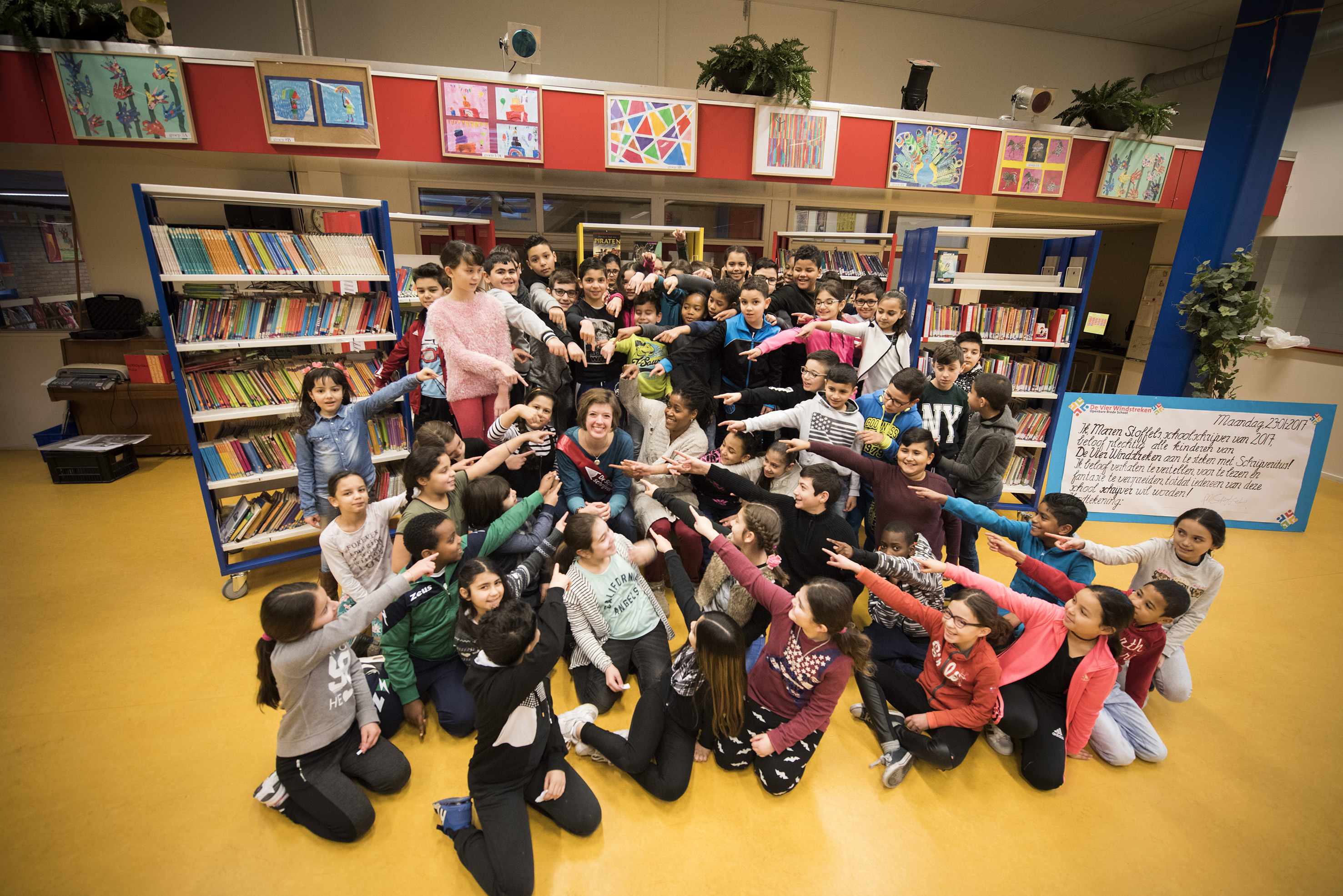 Maren Stoffels Schoolschrijver op de Vier Windstreken